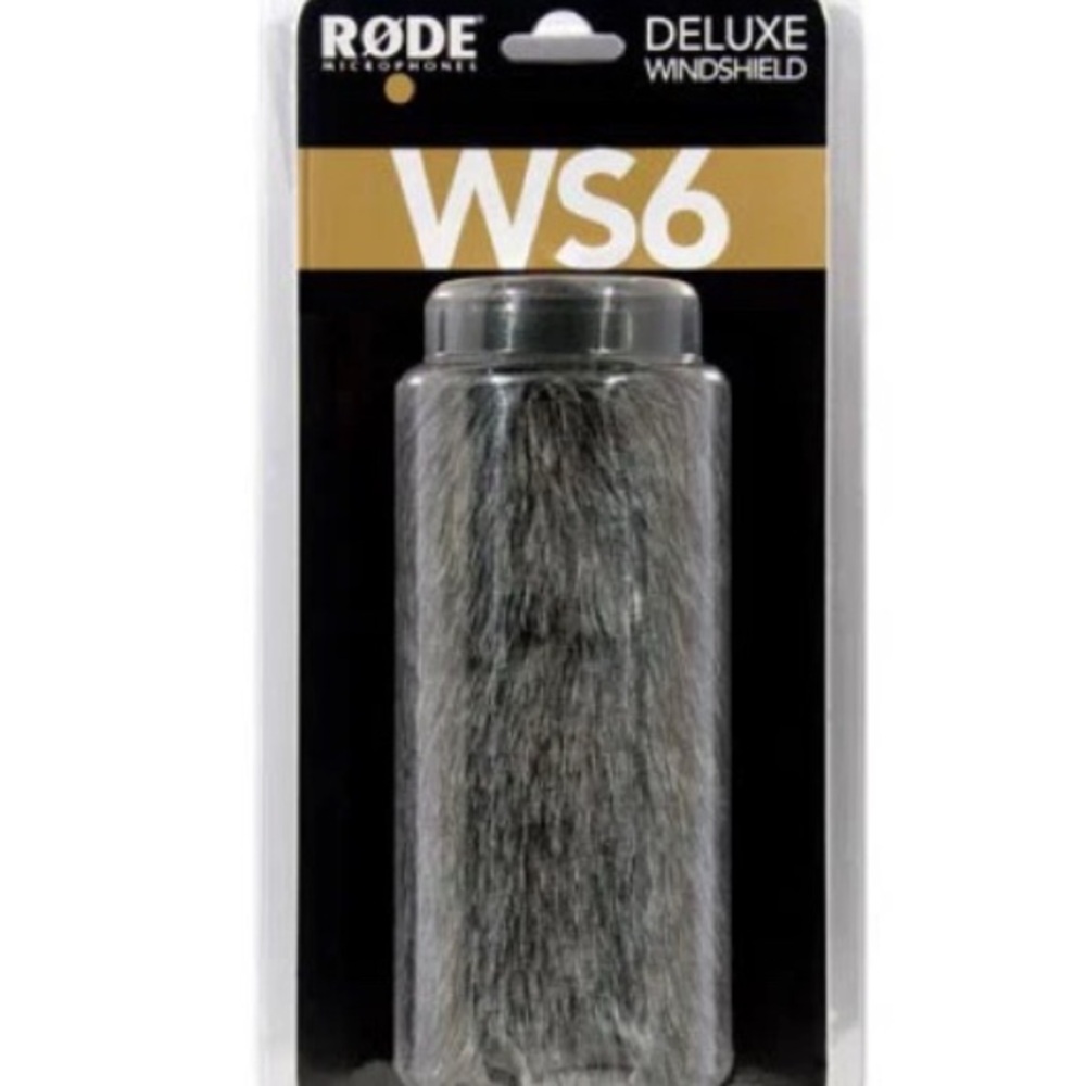 New Rode WS6 deluxe shotgun microphone windscreen
